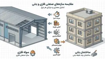 مقایسه سوله و ساختمان‌های بتنی؛ کدام‌یک برای صنعت مناسب‌تر است؟