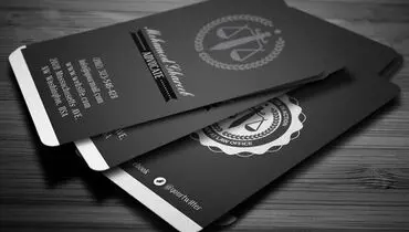 بهترین رنگ برای ست سربرگ و کارت ویزیت وکالت + نمونه