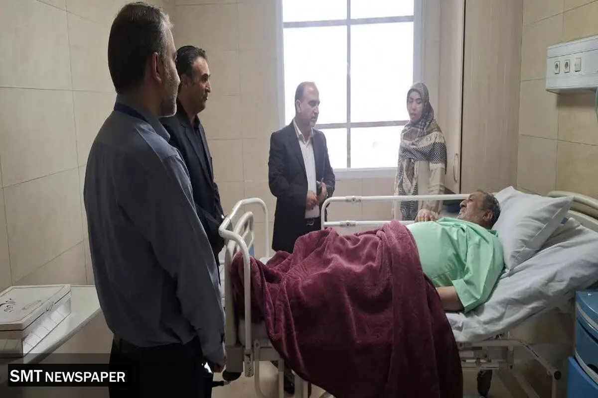 پیگیری وضعیت درمان جانبازان بستری در زنجان با حضور مسئولان بیمه دی و بنیاد شهید