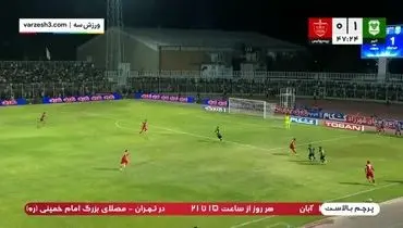 خلاصه بازی پرسپولیس ۱ -۲ خیبر خرم آباد + فیلم