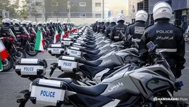 افزایش حضور موتورسواران راهور در مسیرهای پرترافیک