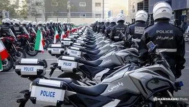 افزایش حضور موتورسواران راهور در مسیرهای پرترافیک