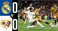 خلاصه بازی رایو وایه کانو 0 - رئال مادرید 0