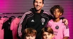 لوگوی رسمی لیونل مسی روی پیراهن اینترمیامی قرار گرفت