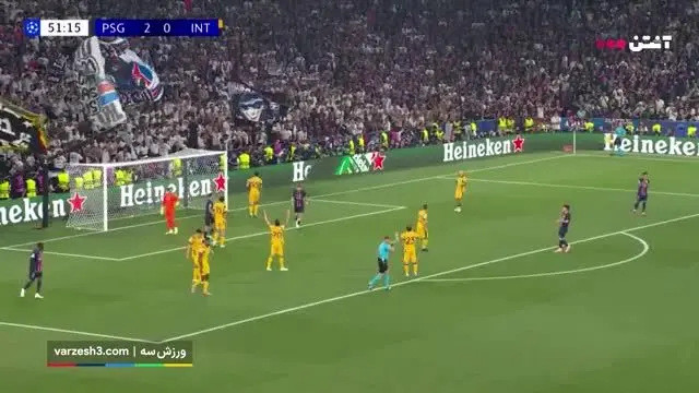 خلاصه بازی تماشایی پاری‌ سن‌ ژرمن 5 - 0 اینتر 