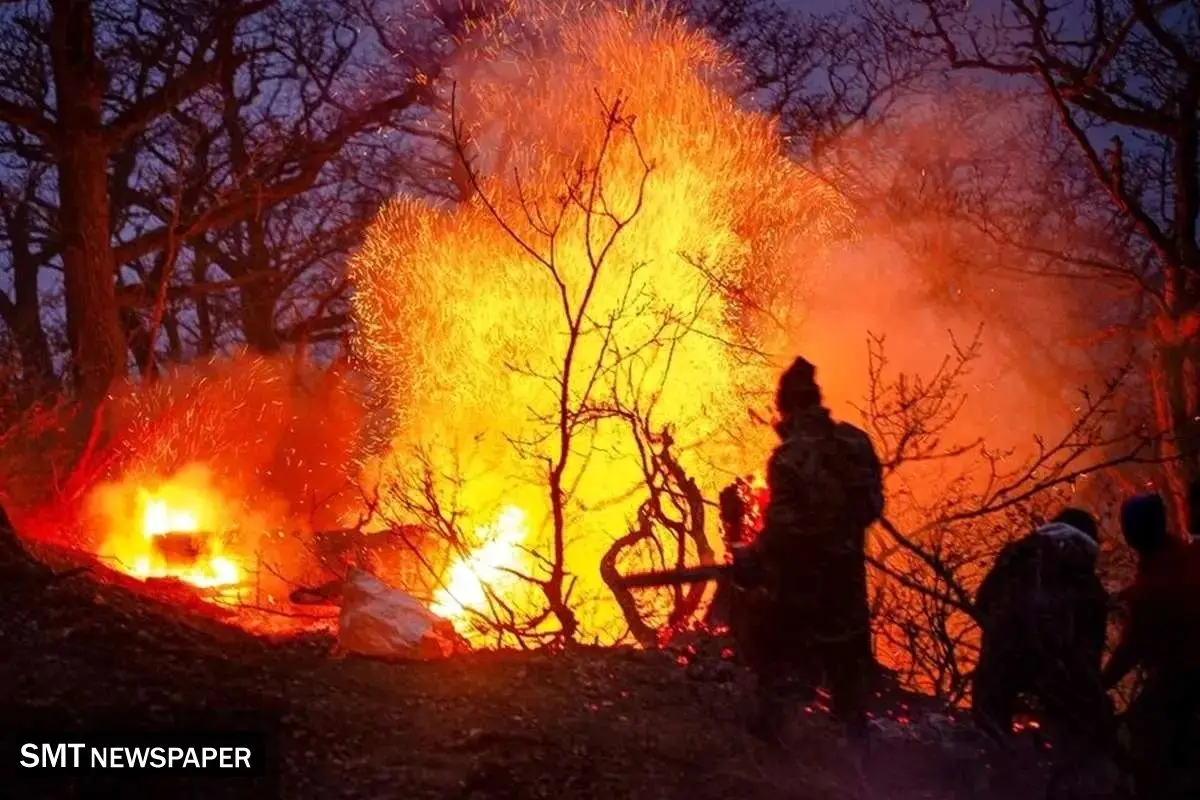 کمک ترکیه و روسیه برای خاموش کردن آتش جنگل‌های چالوس