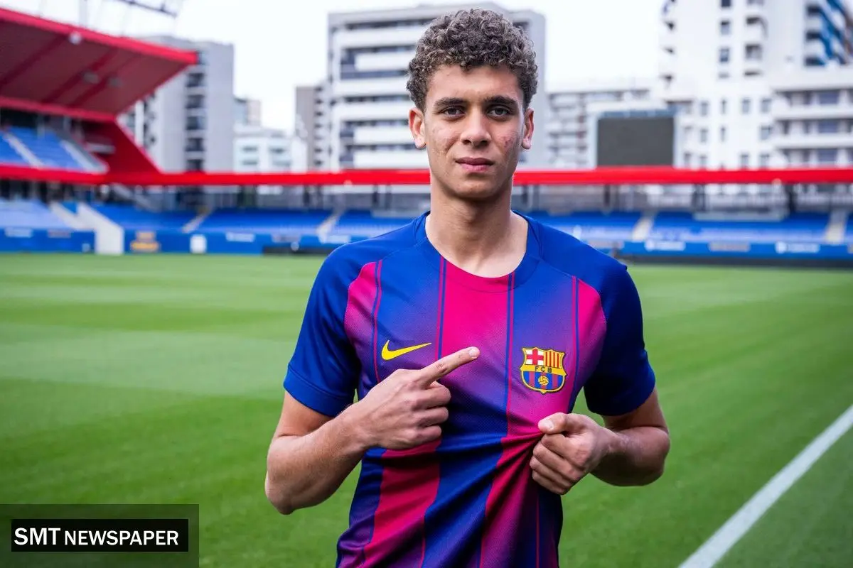  الماس نوجوان مصری به بارسا پیوست