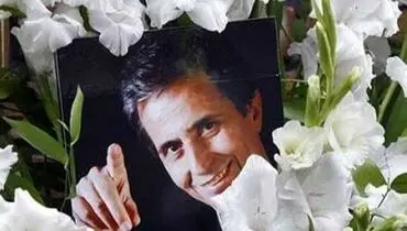 میز عزای ساده مسعود رسام، همسر سابق فریبا نادری + عکس