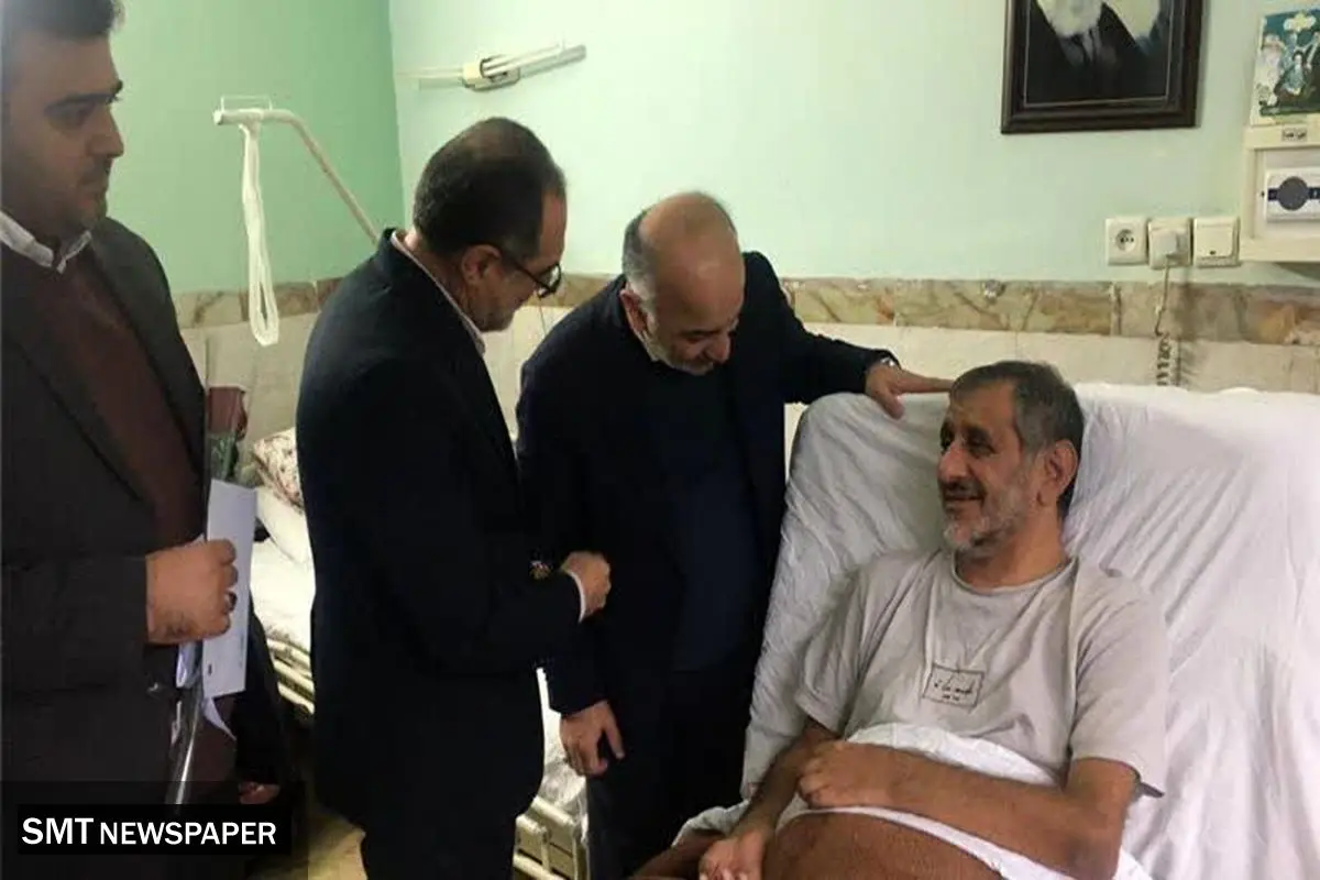 مدیرعامل بیمه دی به دیدار جانبازان مرکز امام علی (ع) ساری رفت