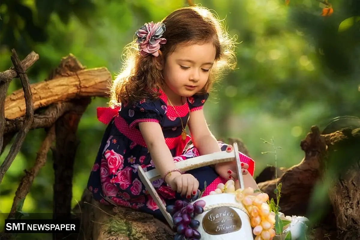 ۱۰ پیشنهاد برای عکاسی از کودک و نوزاد در فضای باز و باغ