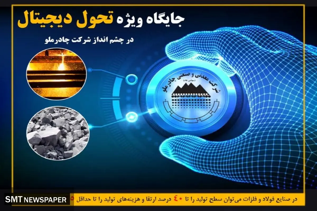 جایگاه ویژه تحول دیجیتال در چشم انداز شرکت چادرملو
