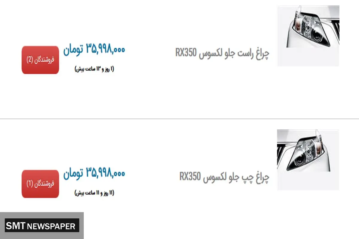 آینه بغل این خودرو همقیمت پراید!