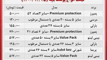خرید پوشک بچه چقدر پول می خواهد؟ + جدول