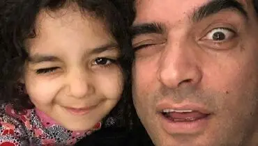 سلفی های دیده نشده از منوچهر هادی و دخترش در حال خوبشان+عکس
