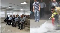 برگزاری مانور ایمنی و مقابله با آتش در بیمه دی
