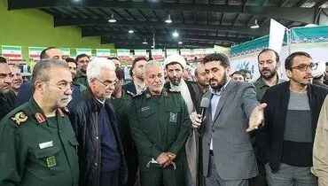 خط تولید بتن پارچه‌ای که به همت قرارگاه سازندگی خاتم‌الانبیا (ص) و همکاری دانشگاه امام حسین (ع) توسط متخصصان داخلی رونمایی شد