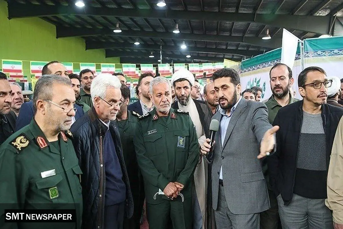 خط تولید بتن پارچه‌ای که به همت قرارگاه سازندگی خاتم‌الانبیا (ص) و همکاری دانشگاه امام حسین (ع) توسط متخصصان داخلی رونمایی شد