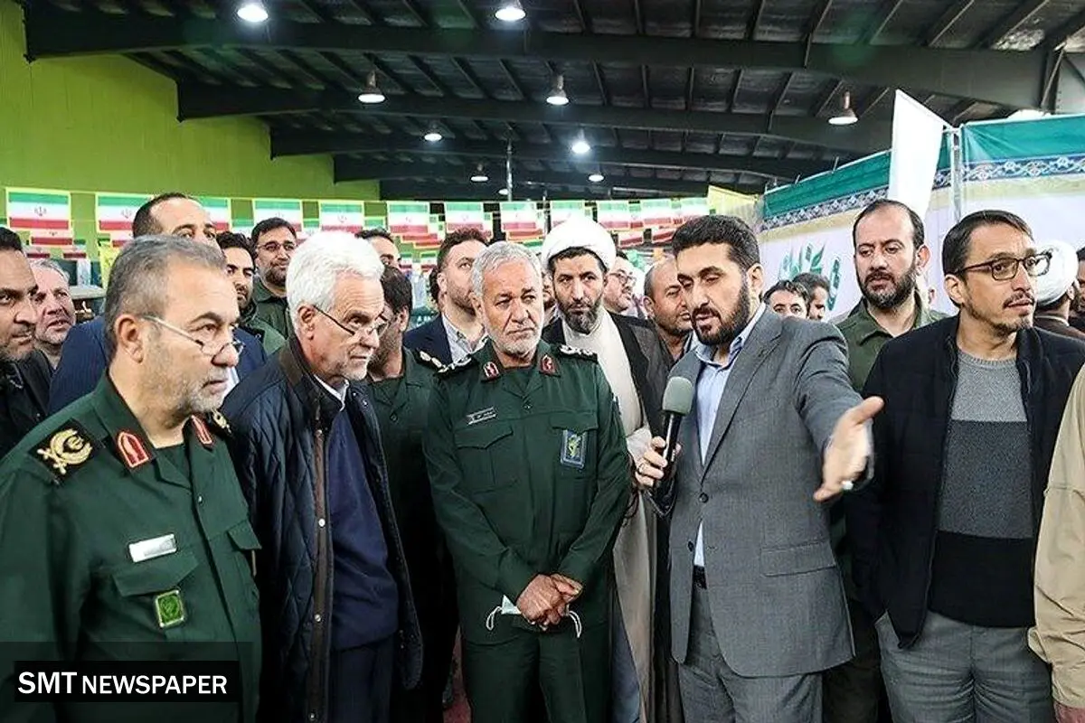 خط تولید بتن پارچه‌ای که به همت قرارگاه سازندگی خاتم‌الانبیا (ص) و همکاری دانشگاه امام حسین (ع) توسط متخصصان داخلی رونمایی شد