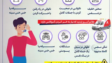 علائم حمله آسم چیست؟+ اینفوگرافی