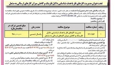 منقاصه عمومی مدیریت گازهای فلر با هدف شناسائی دلایل فلر شرکت پالایش نفت امام خمینی