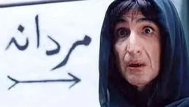گریم مردانه نسیم ادبی در فیلم جدید 