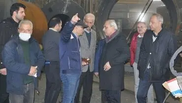 بازدید مدیر عامل شرکت صنایع فولاد کردستان از کارگاه شماره یک فولاد تکنیک