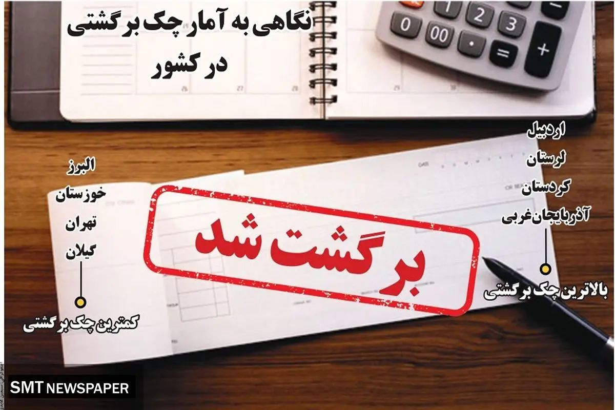 نگاهی به آمار چک برگشتی در کشور