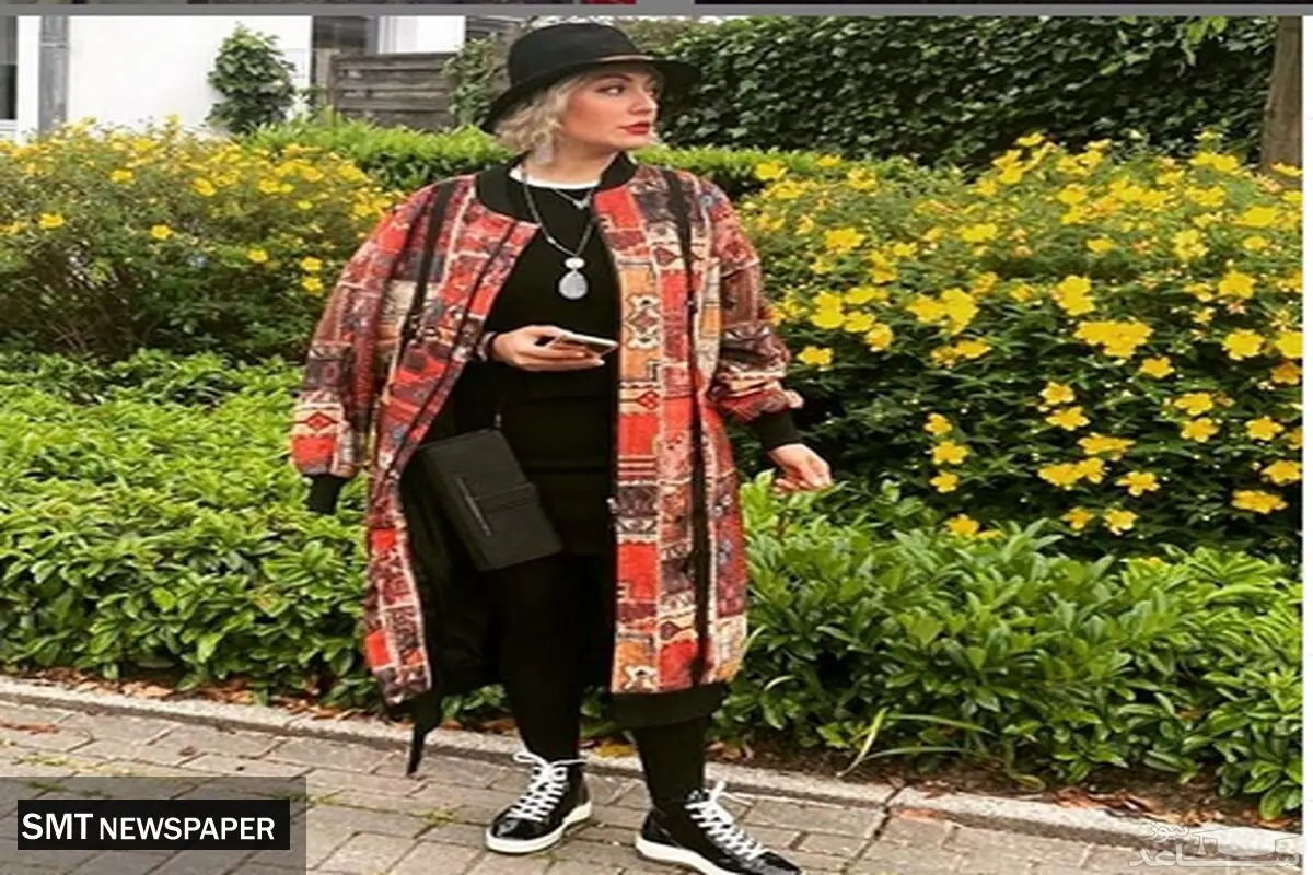 ژست جدید مهناز افشار با کلاه+عکس