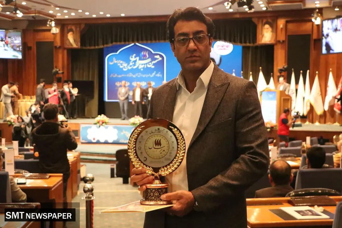 انتخاب مهندس نوید سلیمی قائم مقام مدیرعامل شرکت وزین پرشیا بعنوان مدیر برتر کشور