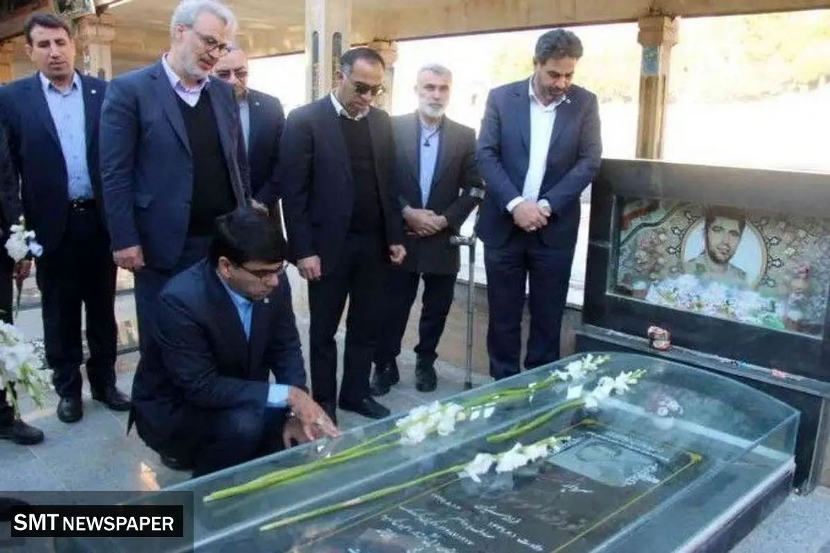 تجدید میثاق مدیرعامل بانک توسعه تعاون با آرمانهای شهدا
