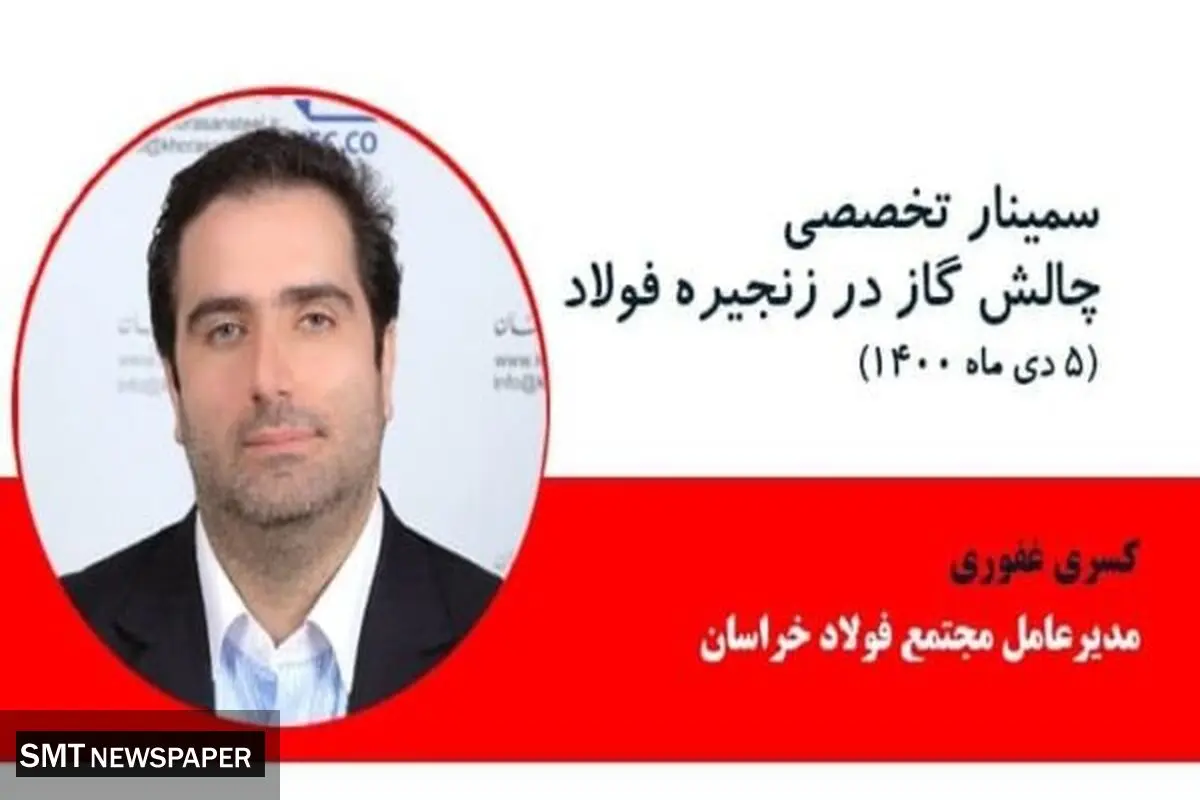 غفوری: قطع گاز برنامه تولید فولادی ها را عقب می اندازد