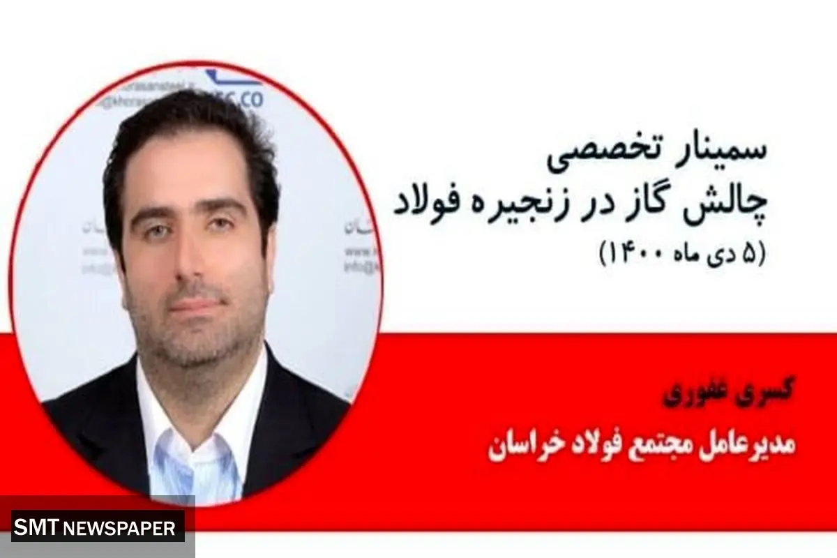 غفوری: قطع گاز برنامه تولید فولادی ها را عقب می اندازد