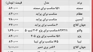 قیمت جدید دیسک و صفحه کلاچ در بازار (۱۶ اسفند)