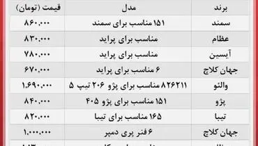 قیمت جدید دیسک و صفحه کلاچ در بازار (۱۶ اسفند)