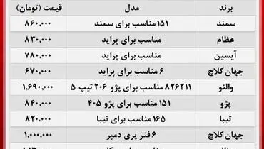 قیمت جدید دیسک و صفحه کلاچ در بازار (۱۶ اسفند)