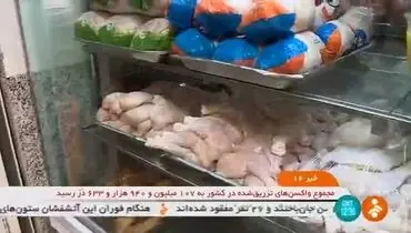 قیمت مرغ پایین آمد