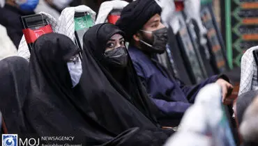 ست ماسک الهام چرخنده و همسر روحانیش+عکس