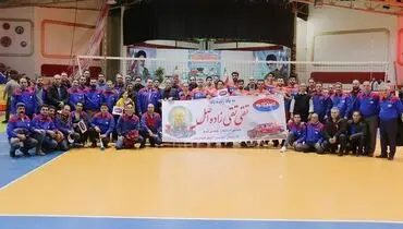 قهرمانی آمیکو در مسابقات والیبال کارگران آذربایجان شرقی و کسب سهمیه کشوری