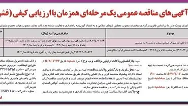 مناقصه عمومی شرکت شهرکهای صنعتی هرمزگان تهیه مصالح و اجرای حدود 8 کیلومتر شبکه تغذیه داخلی گاز شهرک صنعتی میناب