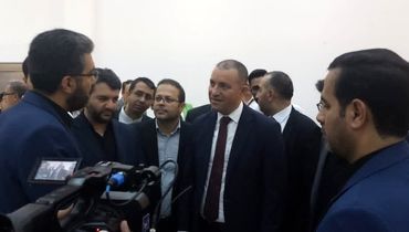 بازدید وزیر اقتصاد ارمنستان از غرفه سازمان منطقه آزاد اروند در نمایشگاه ایروان اکسپو