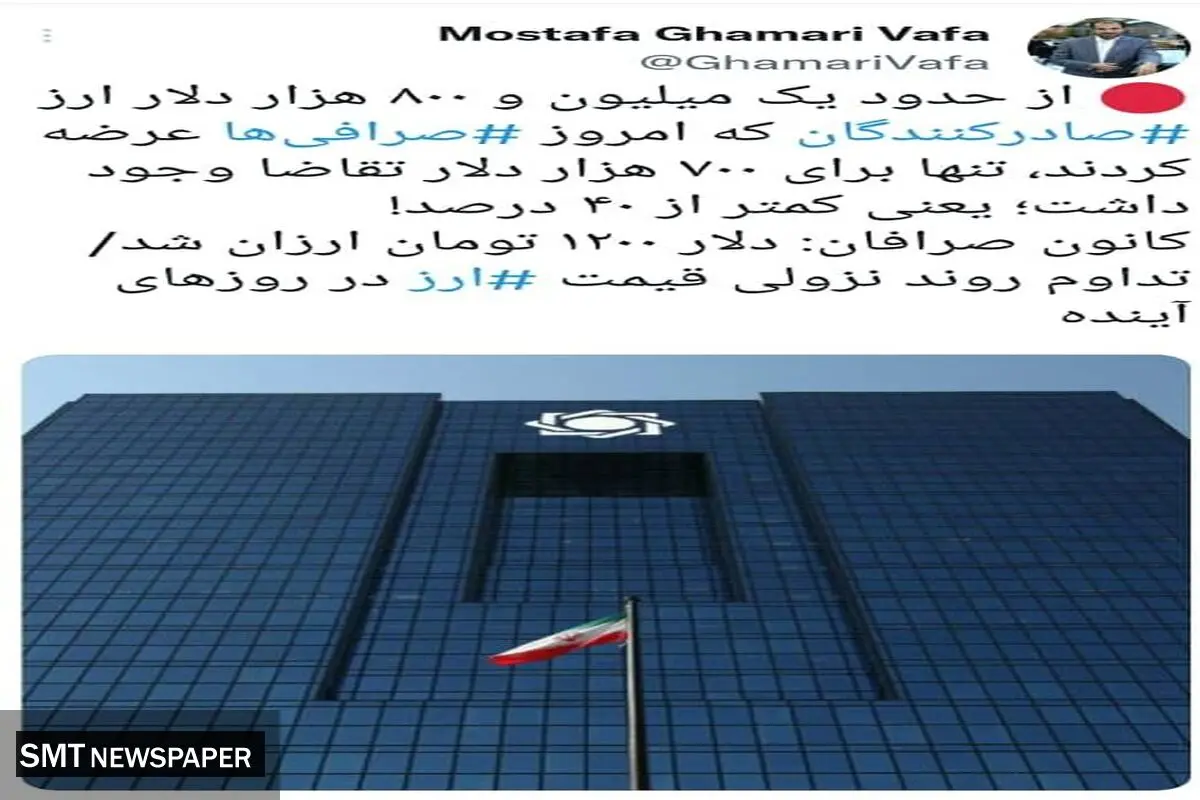 روند نزولی قیمت ارز در بازار