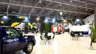 حضور زامیاد با کامیونت‌های باراد در نمایشگاه خودرو مشهد