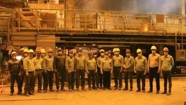 بازدید از واحد ریخته گری توسط مدیرعامل فولادهرمزگان