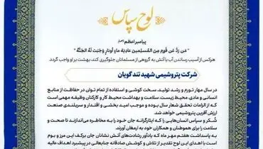 پتروشیمی شهید تندگویان، شرکت برتر ایمنی و آتش نشانی از نگاه سازمان منطقه ویژه اقتصادی پتروشیمی