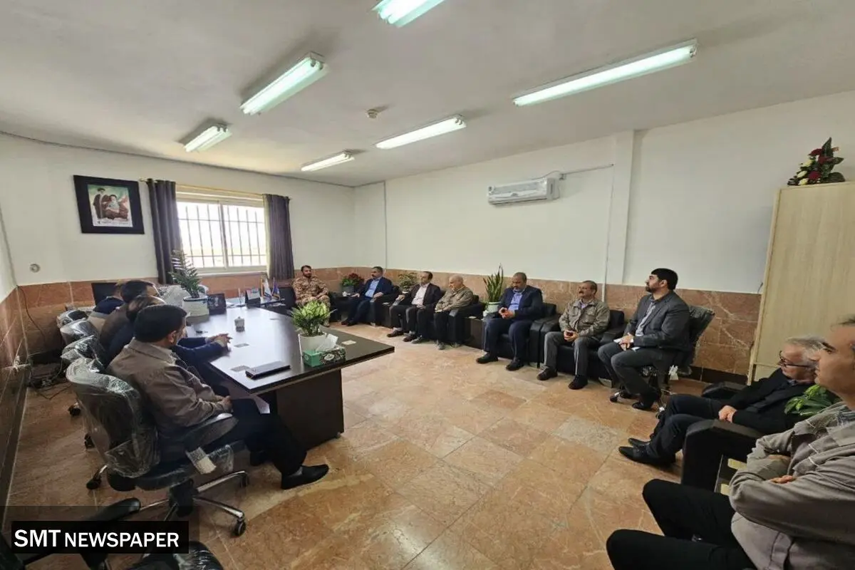 دیدار مدیر عامل و جمعی از مدیران شرکت آلومینای ایران با فرمانده سپاه شهرستان جاجرم