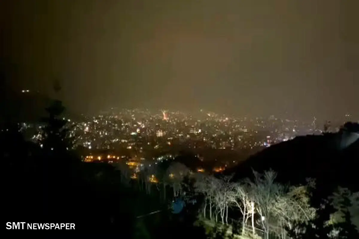 ببینید/ چهارشنبه‌ سوری از نمای توچال