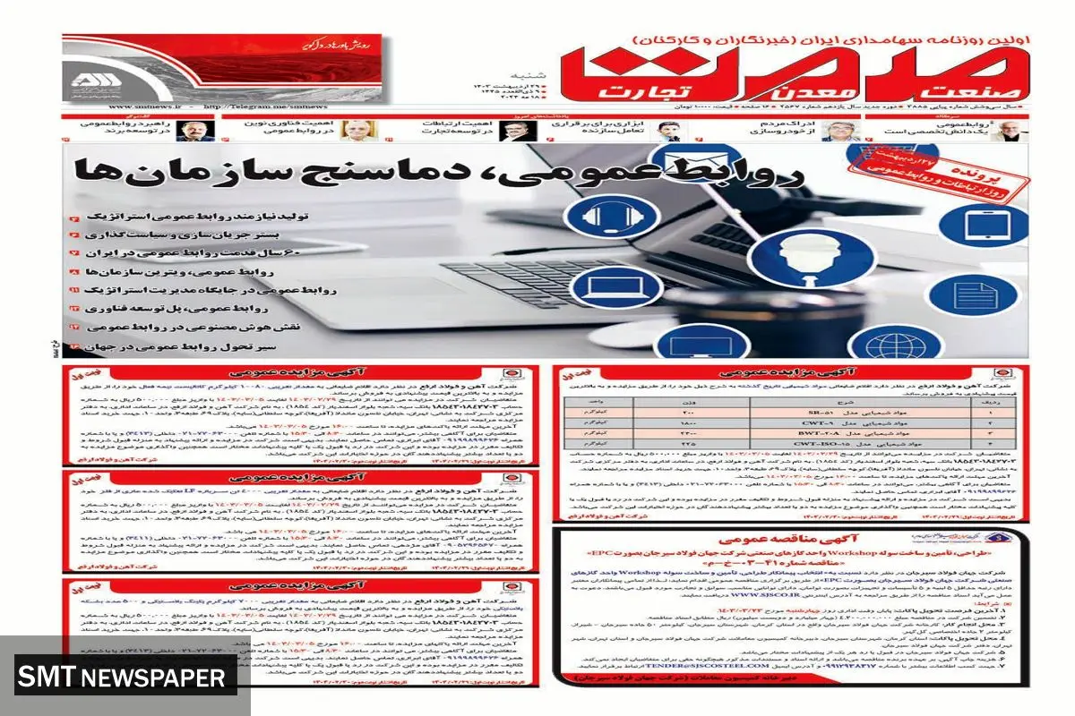 روابط عمومی، دماسنج سازمان ها