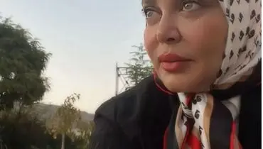 پیری بهاره رهنمادر این عکس لو رفت  | علت محجبه شدن بهاره رهنما مشخص شد 