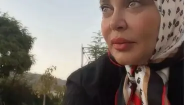 پیری بهاره رهنمادر این عکس لو رفت  | علت محجبه شدن بهاره رهنما مشخص شد 