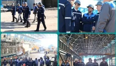 بازدید قائم‌مقام و معاون اعتبارات بانک تجارت از شرکت فولاد سرمد ابرکوه